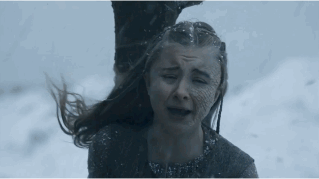 ... ponctuée par les cris de plus en plus perçants et inhumains de Shireen.