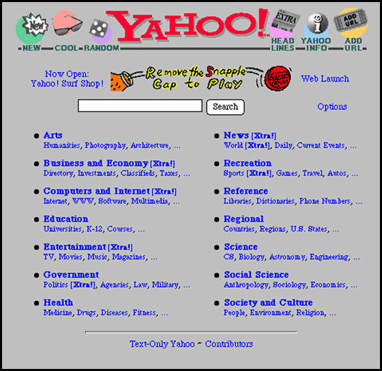 What Websites Used To Look Like