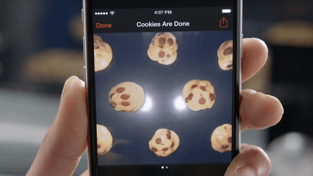 June’s built-in camera is connected to your smartphone (via WiFi), meaning you can drool over your food from the living room, as its taking shape.You can even time-lapse the entire process through the June app, taking #foodporn to a whole new level.