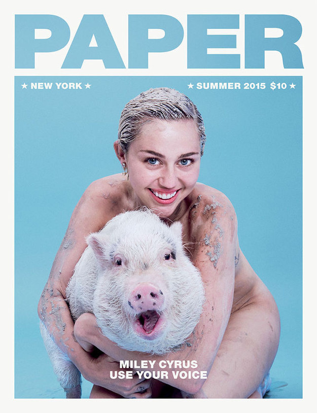 Naked.And covered in mud.Cuddling her pet pig.Called Bubba-Sue.