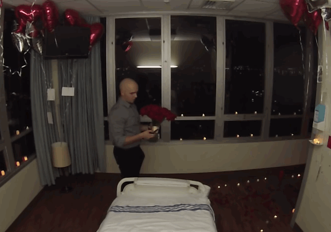 After watching her go through all of the sessions, he knew he had to propose to her when it was all over. "I wanted it to be a symbol or closing the chapter of cancer in her life and opening a new chapter with our lives together," Lucas said.