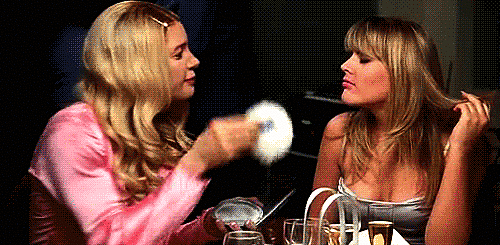 "Can I put my make up on in your room? It has better light."