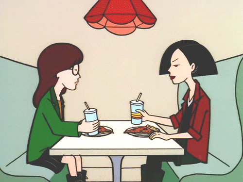 Hanging out in the same room while you're both just scrolling through your phones is a totally normal thing to do.