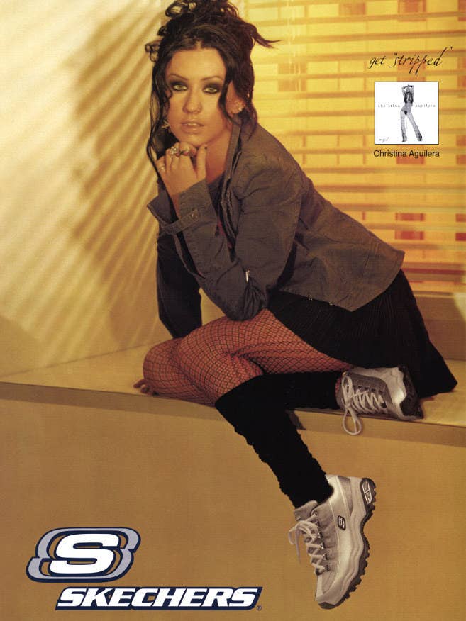 Die Sportschuhe wurden von Britney Spears und Christina Aguilera beworben und waren der Traum fast aller Mädchen in den frühen 00er Jahren.