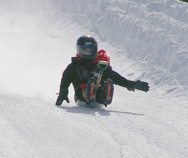 Just what it sounds like, "shovel racing" is a sport where participants race down a snowy hill while riding on a shovel. Its roots are in New Mexico, and the annual World Championship is held there every February.