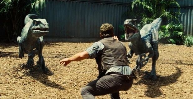 jurassic world raptor training