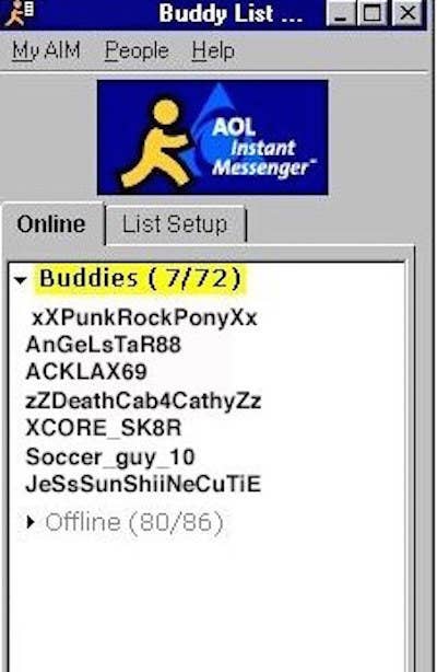What Would Your Aim Screen Name Be Today