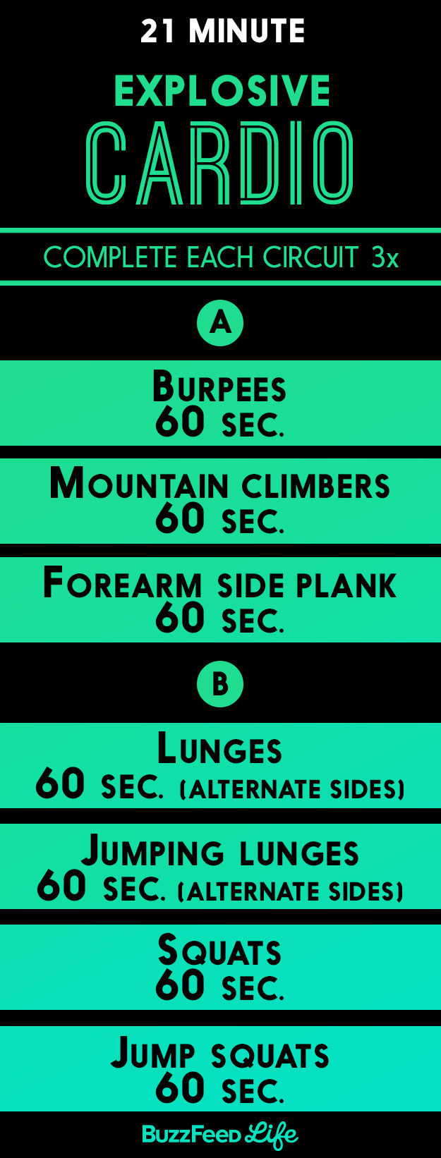 Quick best sale aerobic workout