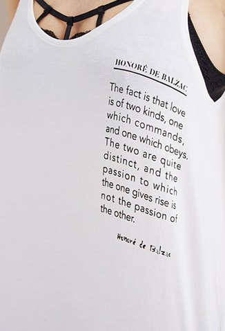 Balzac Quote Tank