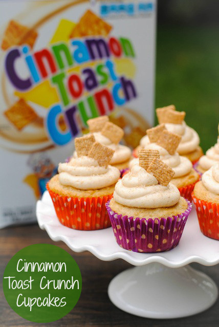 All that amazing cinnamony milk flavor in a fluffy cupcake! Get the recipe here.