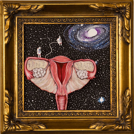 Vagina pussy print art print by lisamoro