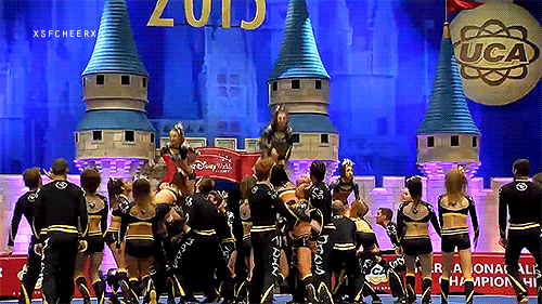 "There are so many ways to cheer, like being part of an All Star team, where you have to be able to do all different kinds of flips, jumps, and tricks to even audition. It's freaking awesome."-- katiet4