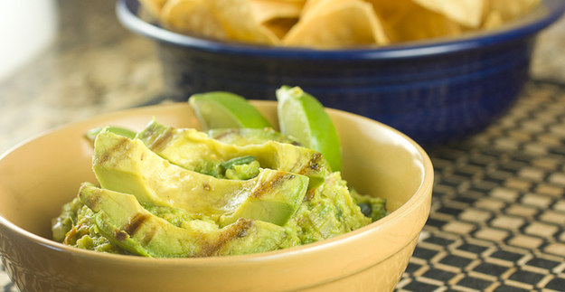 Important tip: grill the avocados before you mash them into guac. Recipe