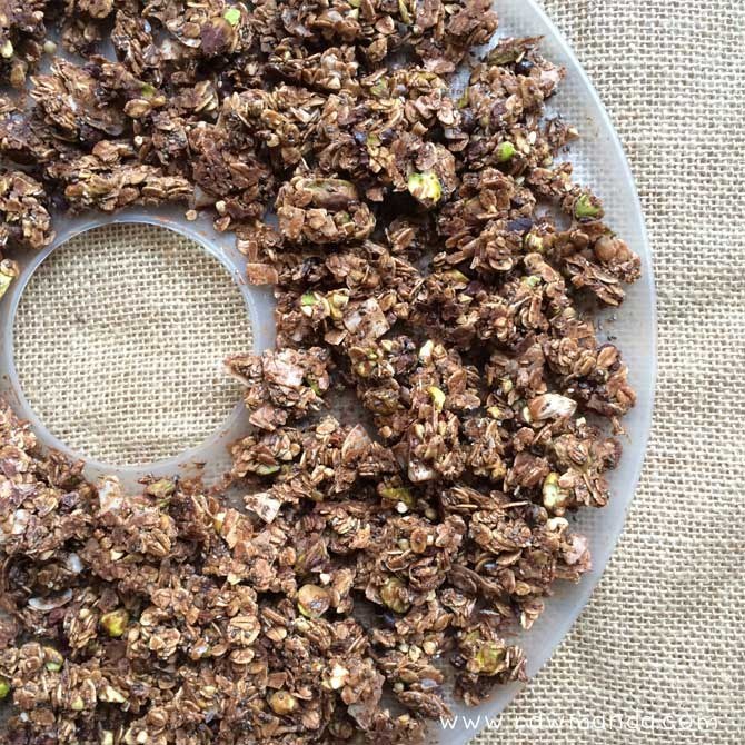 On top of being delicious, this granola also happens to be raw, vegan, AND gluten-free. Recipe here.