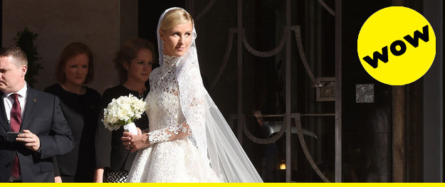 What happens when a banking heir marries a hotel heiress? An epic wedding at none other than Kensington Palace (yep, the home of the Duke and Duchess of Cambridge). Nicky Hilton looked absolutely stunning in a Valentino creation as she married James Rothschild. Next time, invite us, you guys.