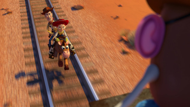 toy story falling with style track set