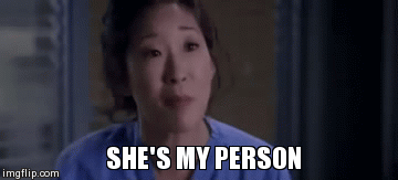 When Christina was about to get married to Burke, Burke left Christina at the alter. Although Burke left Christina, Meredith stayed by her every day. Also, none of Izzie's friends left when Denny died. They all stayed with her till she was ready to get up off the bathroom floor.
