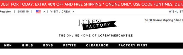 Introducing J.Crew Mercantile, The Factory Outlet That Isn't