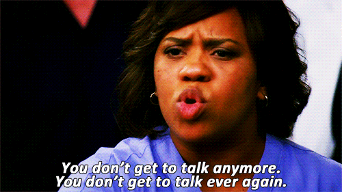Not mentioning any names but.... Doctor freaking Bailey. With the first few seasons, we all have to admit that we kind of liked the "Nazi", but after the musical episode, it all started to go downhill from there with her. Now, she is just a plain butt hole.