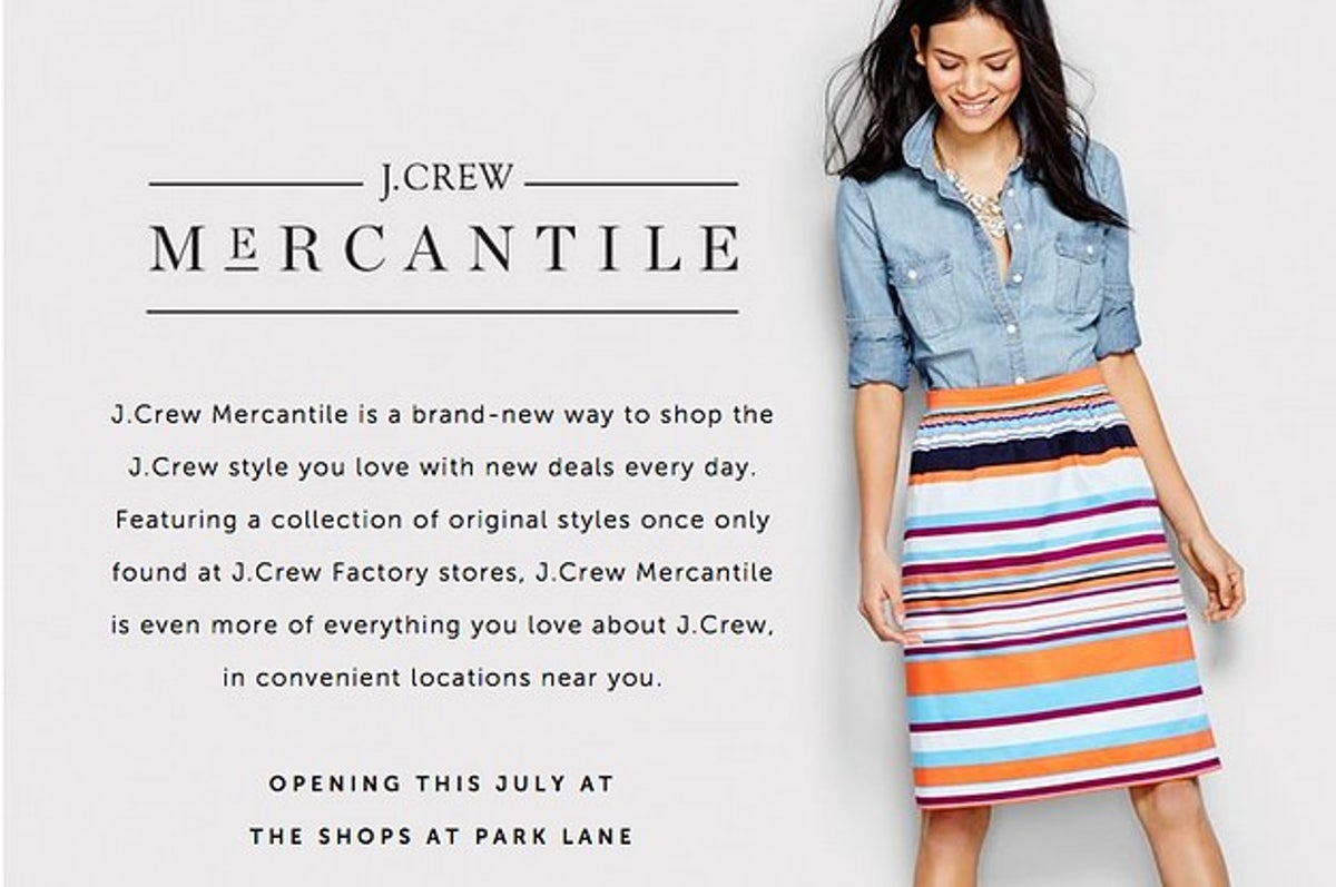 Introducing J.Crew Mercantile, The Factory Outlet That Isn't
