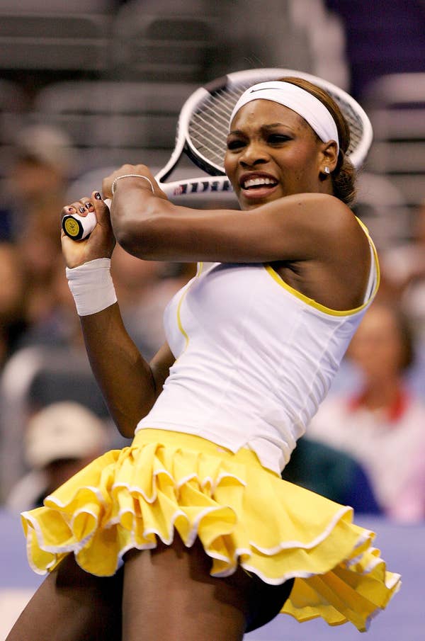Serena Williams at WTA Championships 2004 — Nike outfit