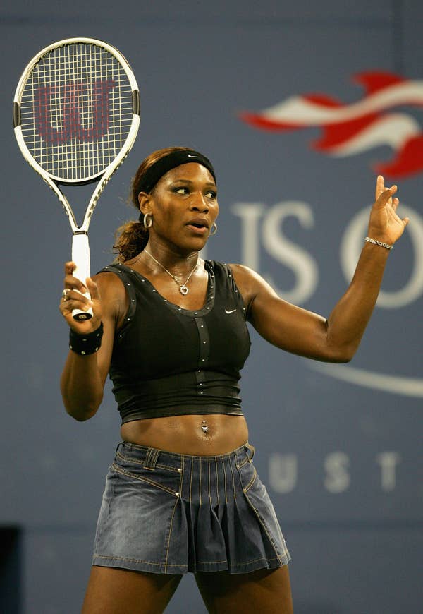 Serena Williams at US Open 2004 — Nike outfit