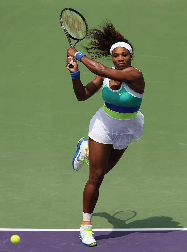 Serena Williams at Sony Open 2013 — Nike outfit