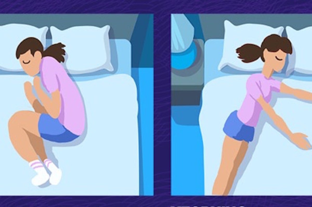 What Does Your Sleeping Position Say About You What your sleeping position says about you: what does your sleeping position say