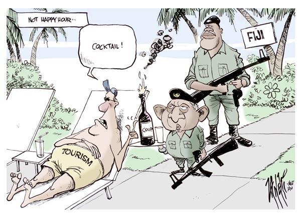 Despite the tensions in the bilateral relationship in the past, Australians' feelings towards Fiji is at a warm 68°.