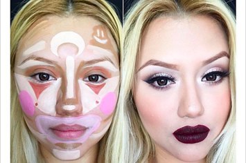 Mulheres postam selfies com rosto de palhaço para mostrar o poder da maquiagem