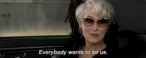 You are in Miranda's inner circle.