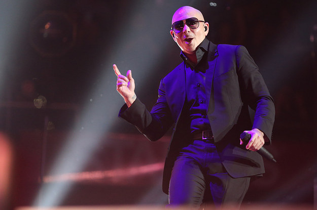 Latino Artist Pitbull Calls Out Donald Trump In Acceptance Speech