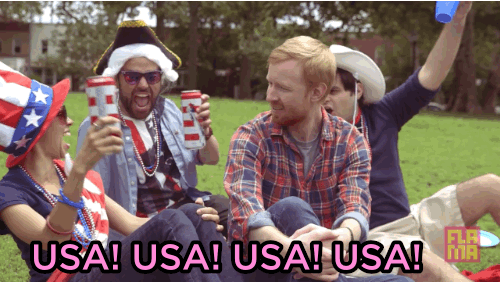 Happy "Battle of the 4th of July," everyone! USA! USA! USA!