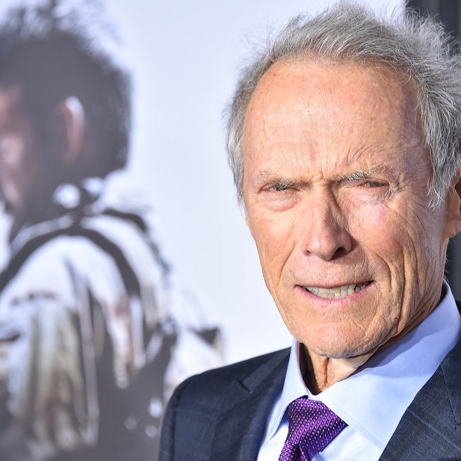 Clint Eastwood at the premiere for American Sniper.