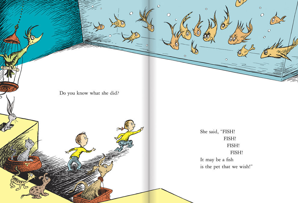 One Fish, Two Fish, Red Fish, Blue Fish [Paperback] NA: Dr. Seuss