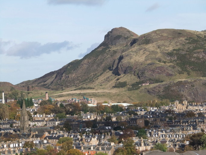 Flo (London): Is this the place where Emmerdale is set? Is that in Scotland?Andrew (New York): This looks like a cute little village about to endure a massive landslide.Hayes (Washington, DC): "Everything the light touches is our kingdom." "What about that shadowy place?" "That's Glasgow. You must never go there."Tom P (London): Arthur was a bastard who put his seat in a really inconvenient place.Tabatha (London): That makes me feel very jealous, and like I would very much like to live in Scotland and climb up that mountain once a day.