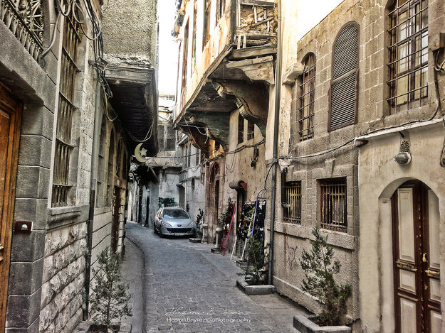 Staré uličky v Damasku.