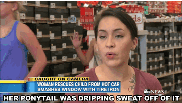 This Woman Smashed A Car Window To Rescue A 2-Year-Old Trapped In A Hot Car