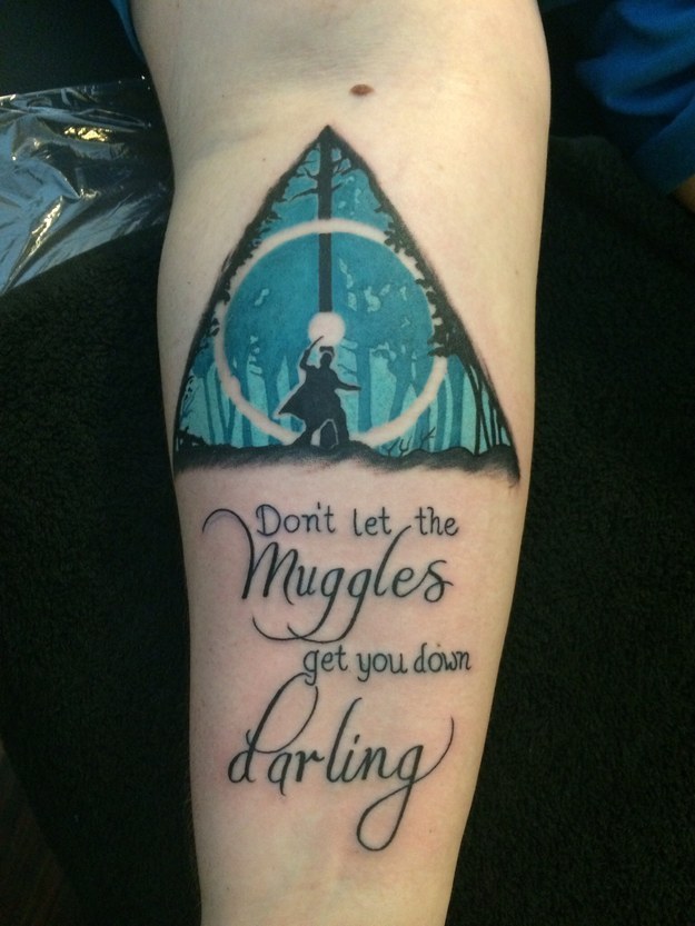 17 Harry Potter Tattoos For True Fans Of The Magical Story  Harry potter  tattoos Patronus tattoo Couples tattoo designs