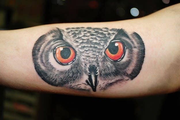 Ojos De Buho Realismo Buscar Con Google Tatoo Ojos De Buho