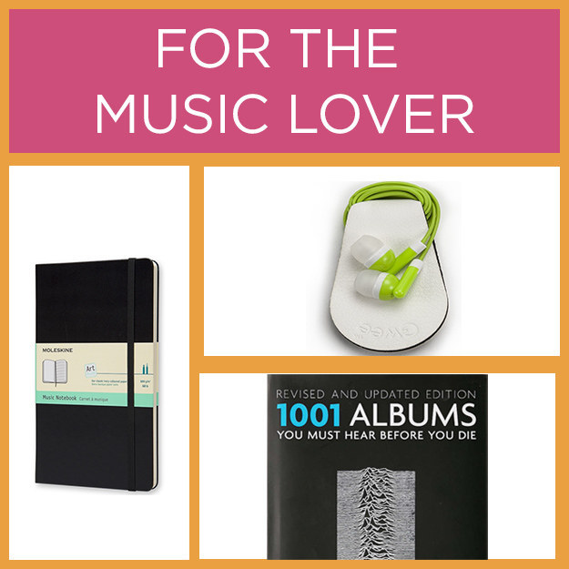 For the freshman who is always up to speed on the latest releases, an aspiring musician, or the first one on the dance floor, please send:A songwriting notebook to keep on hand for the moments when inspiration strikes.A headphone cord winder to finally put an end to tangled headphones.1001 Albums You Must Hear Before You Die for the ultimate musical bucket list!
