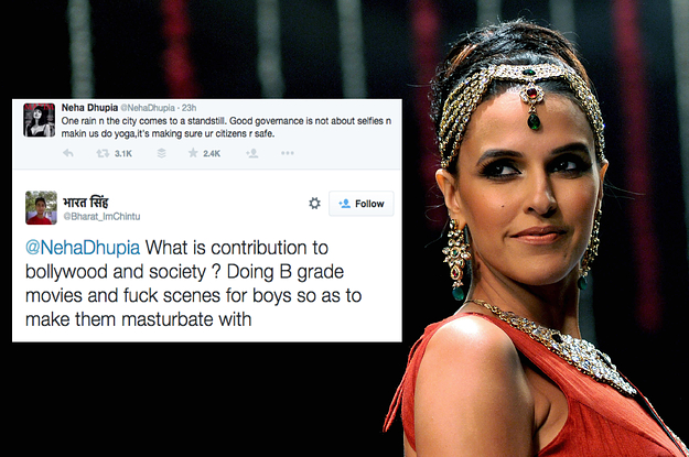 625px x 415px - Actress Neha Dhupia Faced Sexist Attacks On Twitter After ...