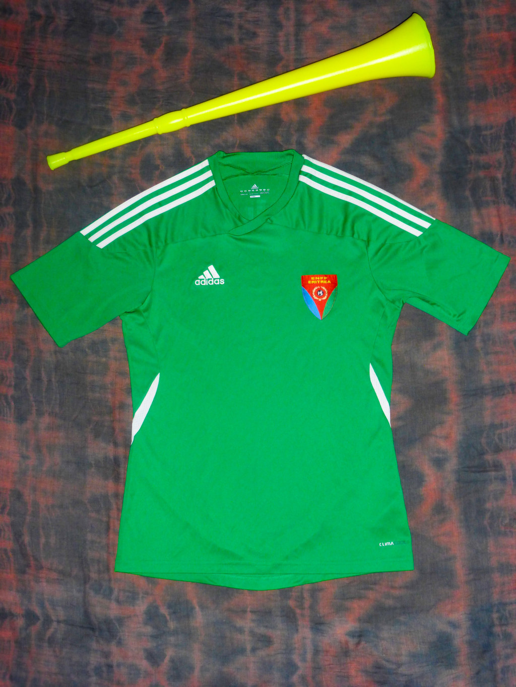 While Johnston wouldn't like to estimate the total figure of the shirts he's purchased, he was happy to tell us the most expensive shirt in his collection."I just dropped £300 on a genuine, match-worn Eritrea shirt," he said." I haven't told my girlfriend yet. Oops."
