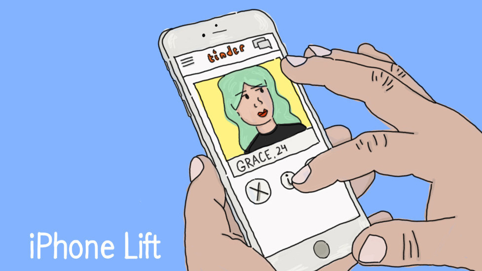 While lying in bed, raise your phone half an arm's-length above you. Scroll through Tinder until your arms go numb and your phone falls on your face. Repeat until 3:00 a.m.
