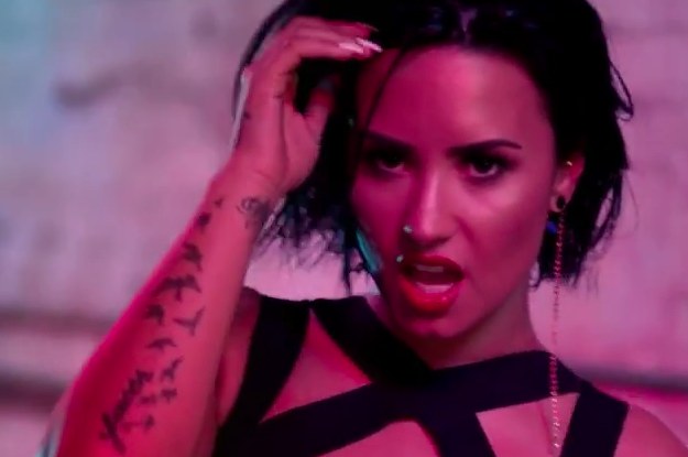 Demi Lovato Is Really Feeling Her Look In Cool For The Summer
