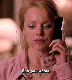 Boo, you whore!