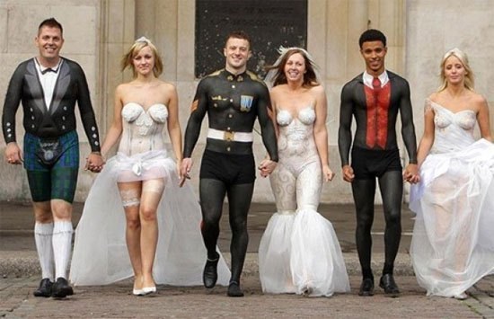 At least they're wearing underwear.