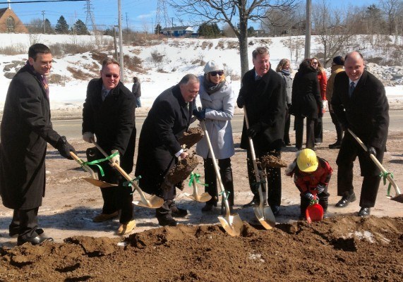 The Atlantic Canada Opportunity kicked in 5.2 million towards the new Y. The province threw in $4.3 million and the YMCA of Greater Saint John footed the remaining $11.7 million. They broke ground in March 2014.