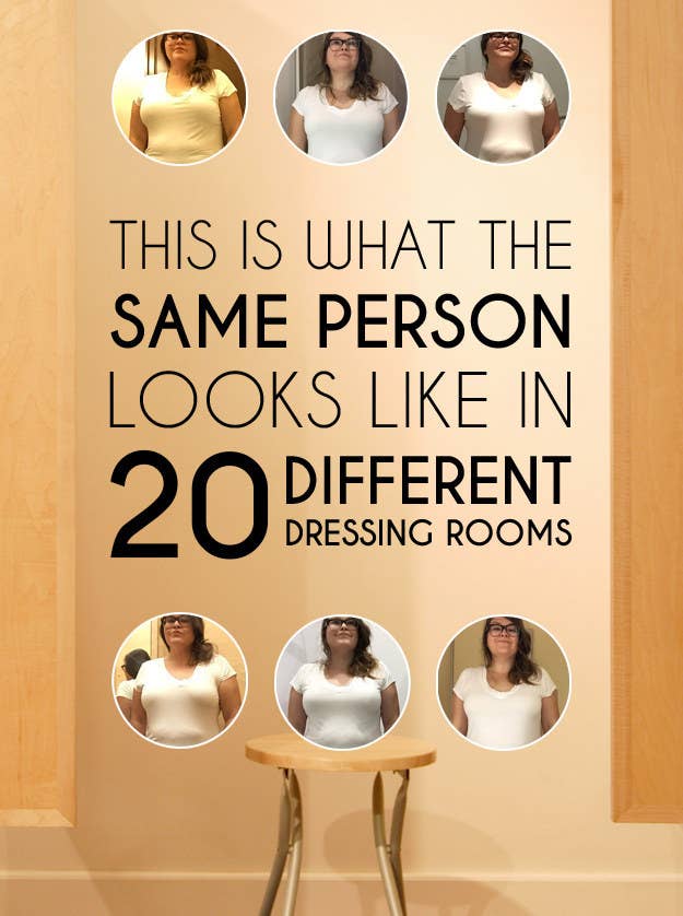 Here Is What The Same Person Looks Like In Dressing Rooms