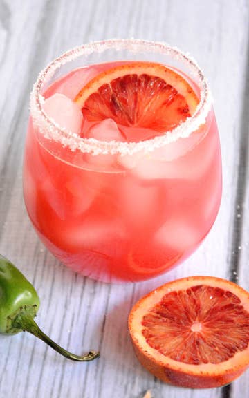 Juices and drinks | Margarita with Blood Orange Juice..